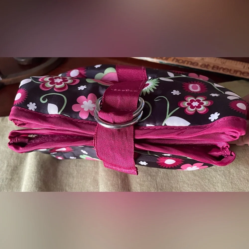 Safety 1st Baby Healthcare & Grooming Pouch Floral Pink **EMPTY**